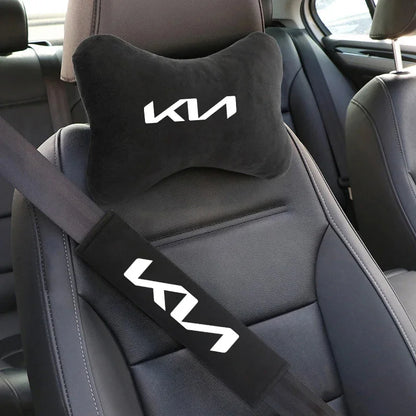 KIA Neck Pillow and Seat Belt Pad
