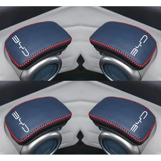 BYD Atto 3 Interior Door Handle Covers - Leather Protective Set