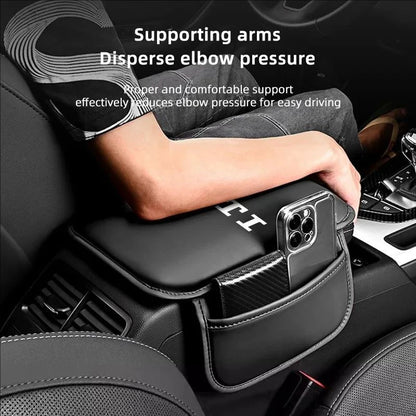 Volkswagen PU Leather Armrest Cushion Storage