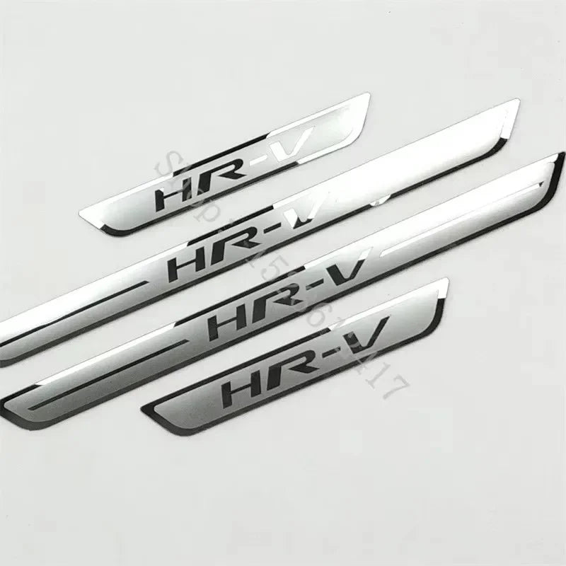 For Honda HRV HR-V Vezel  Stainless Steel Scuff Plate Door Sill Guards Thresholds Cover Trims Car Accessories