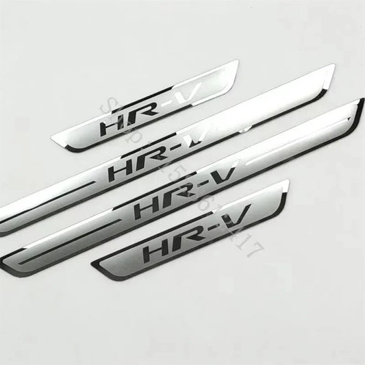 For Honda HRV HR-V Vezel  Stainless Steel Scuff Plate Door Sill Guards Thresholds Cover Trims Car Accessories