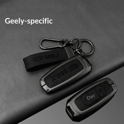 Zinc Alloy Leather Key Case for Geely Emgrand Atlas GX3 GS NL3