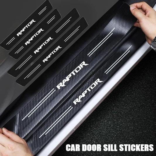 Ford Raptor 2025 Ranger Carbon Fiber Door Sill Guards Anti-Kick - trunk 1pc