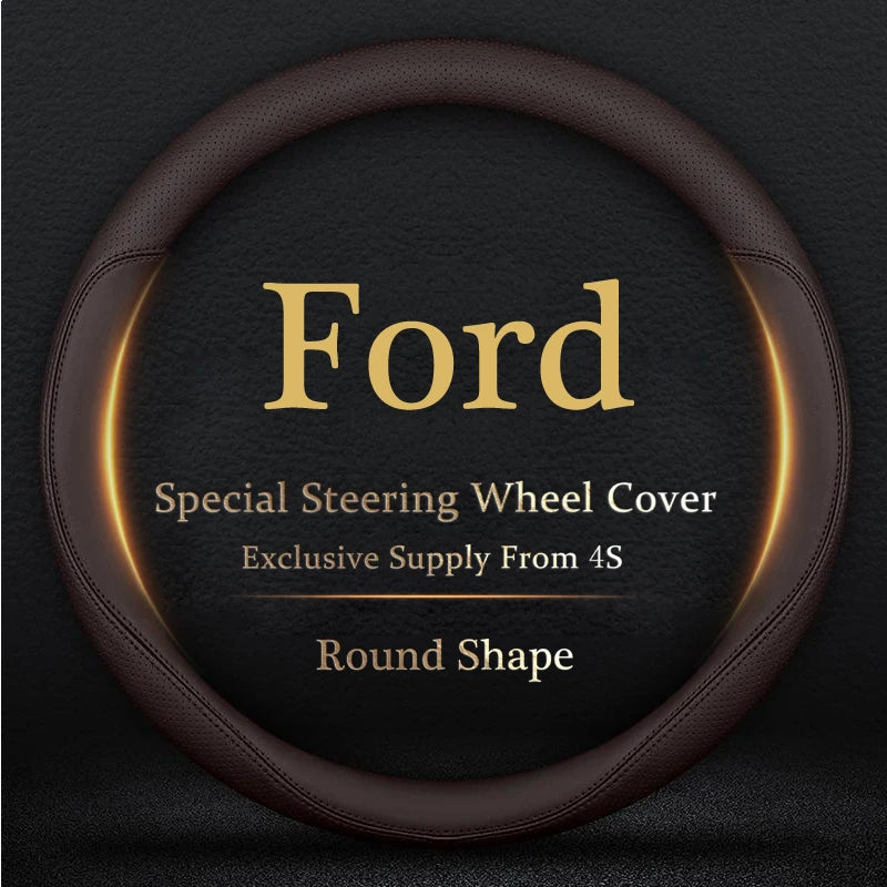 Ford Leather Steering Wheel Cover