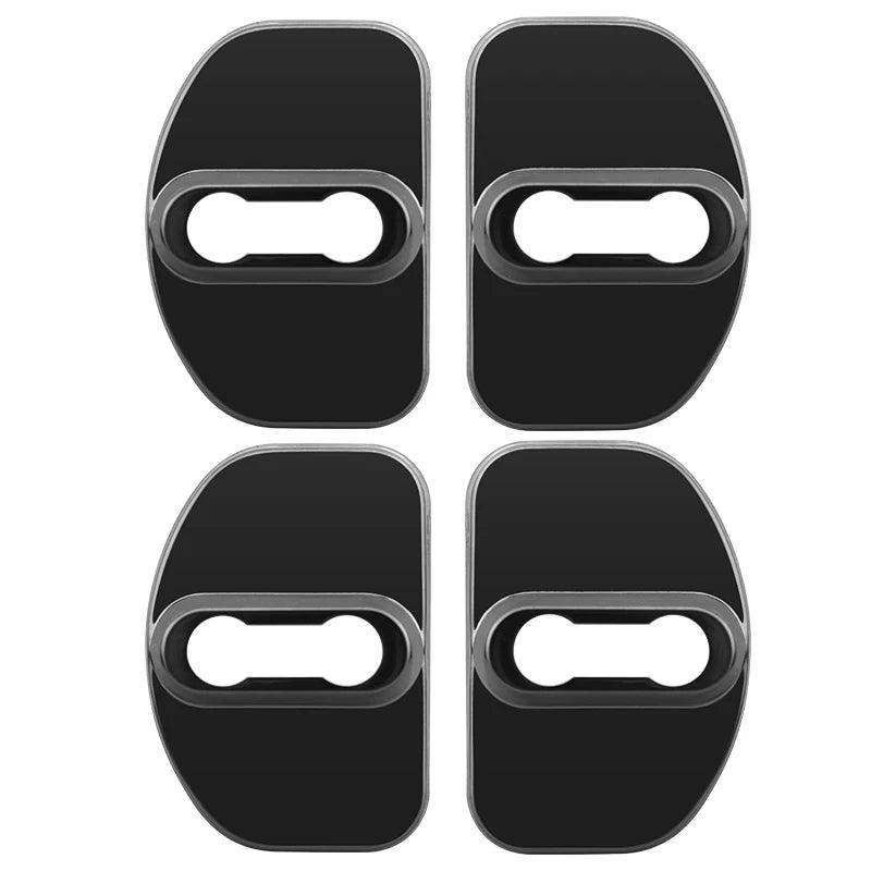 4pcs Stainless Steel Door Lock Covers Renault Scenic Laguna Captur