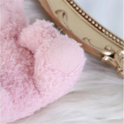 Mini Plush Teddy Bear Pendant – Curly Sitting Doll