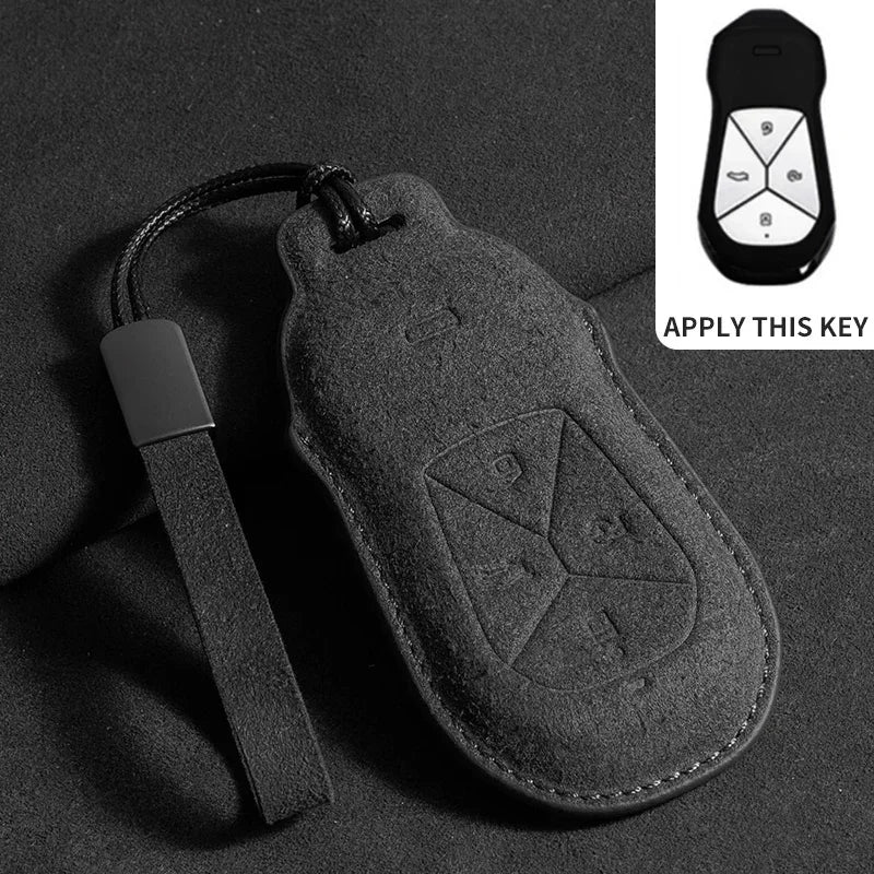 XPeng Suede Key Case - Black B2