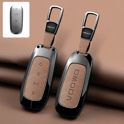 Zinc Alloy Leather Car Key Case Chery Omoda C7 2025 2026 Cover