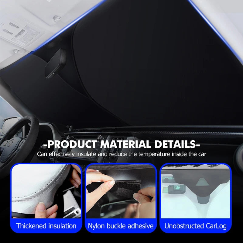 Zeekr Car Windshield Sunshade – Custom-Fit UV & Heat Protection