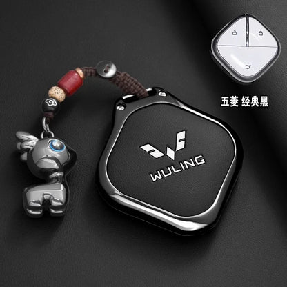 Wuling Zinc Alloy Key Case - Style 9-Black-1PC / for Wuling