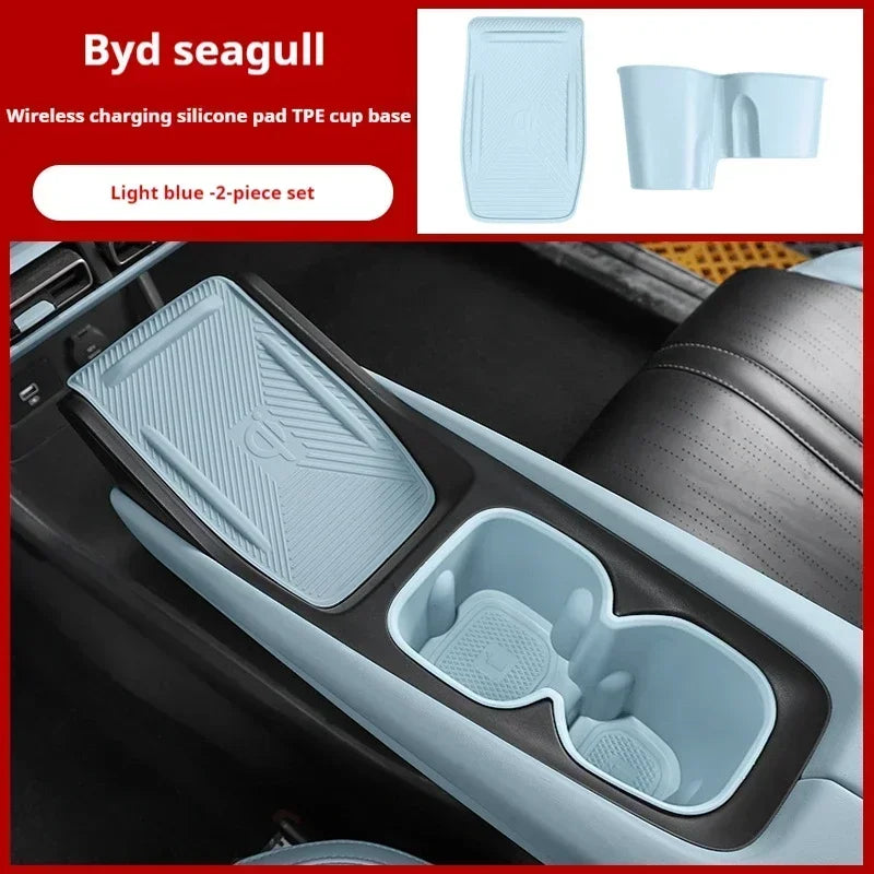 BYD Seagull Wireless Charging Silicone Pad Cup Holder Accessory