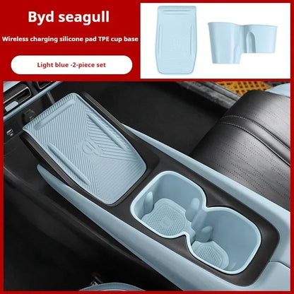 BYD Seagull Wireless Charging Silicone Pad Cup Holder Accessory
