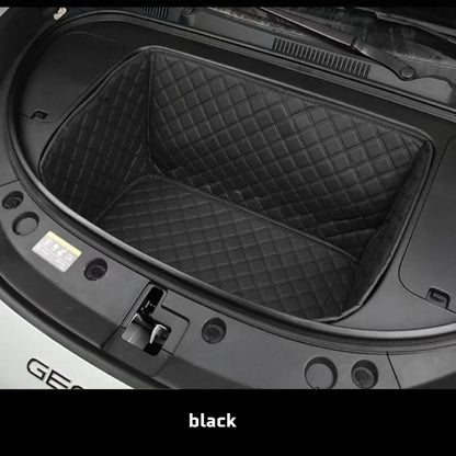 Geely EX2 Front Cargo Liner – Leather-Style Protection Mat - black