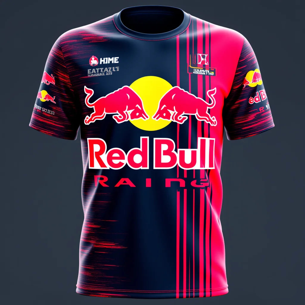 Red Bull Racing T-Shirt 2025 – Men’s 3D Formula 1 Tee - HN-T-shirt-966 / XXS