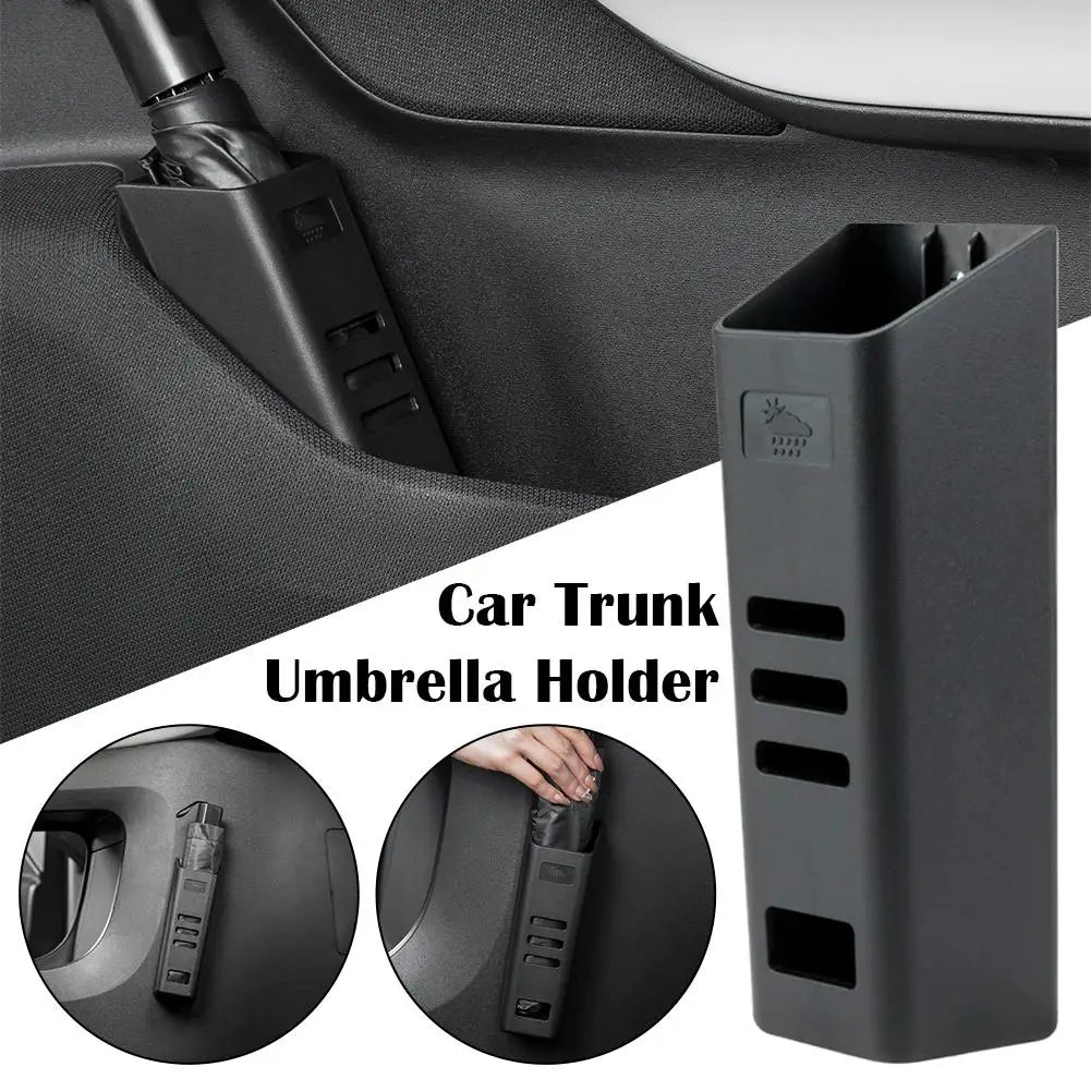 Car Umbrella Organizer with Cup Holder Storage Box Dashboard Rack