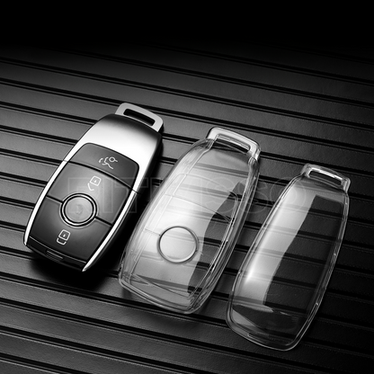 Mercedes-Benz Clear TPU Key Fob Case — C, E, S and GLC Class