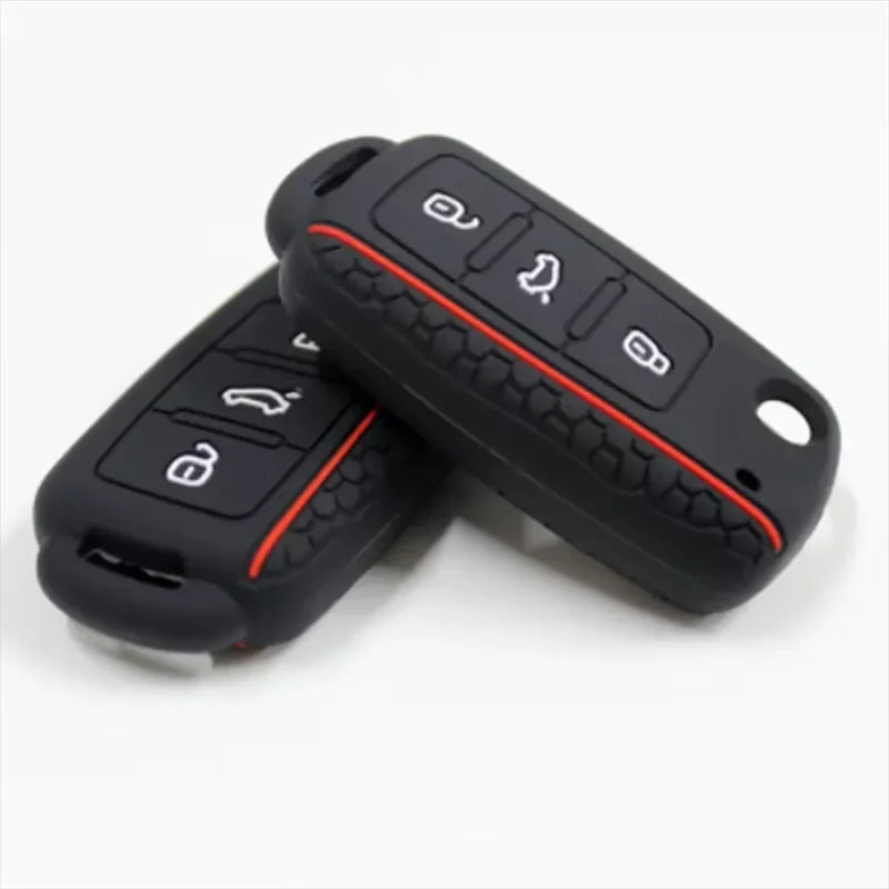 VW Golf, Skoda Superb & Seat Leon 3 Button Silicone Key Cover