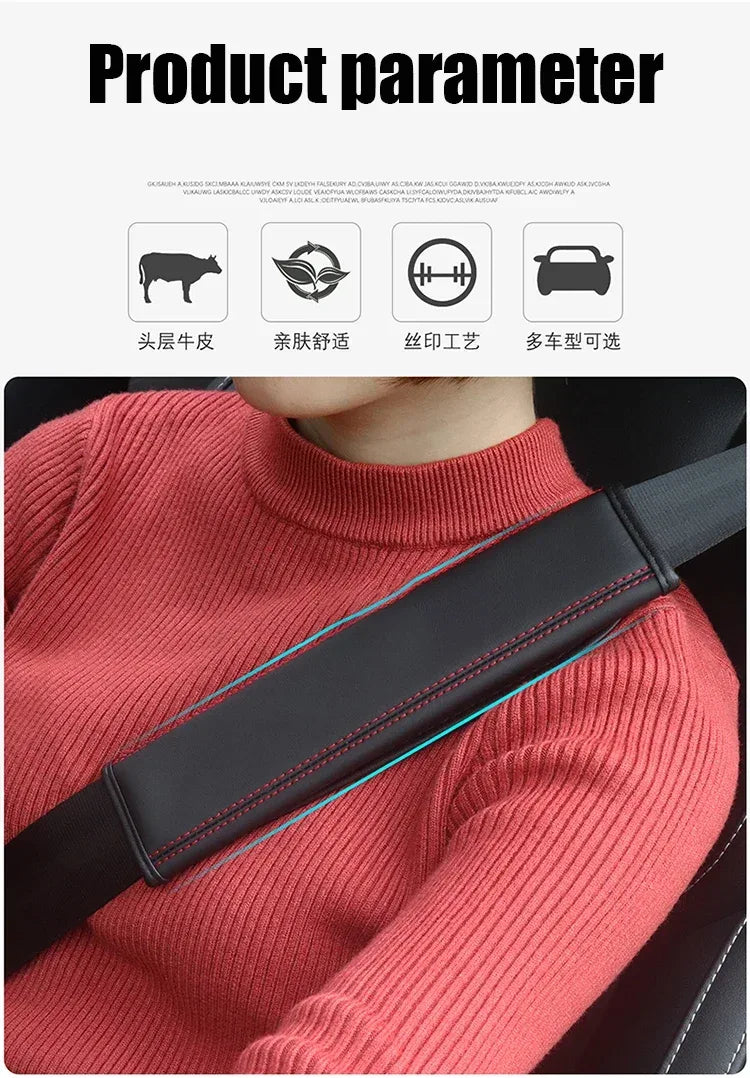 Mazda CX-5 Leather Seat Belt Shoulder Cover - A