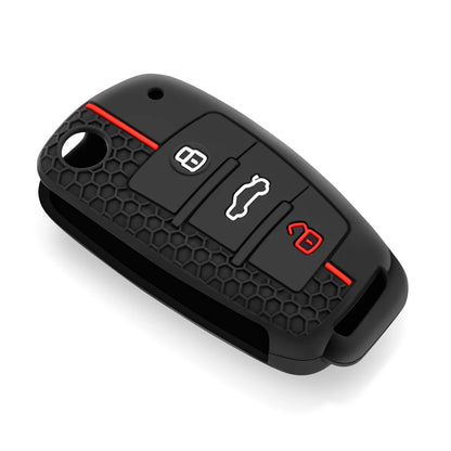 Audi Silicone Key Cap Set — A3, A4, A6, Q3, Q7, TT and RS