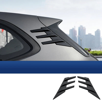 Geely EX5 / Galaxy E5 Rear Window Wind Blade – Sports Louver Wing Modification (2024–2026) - Bright black