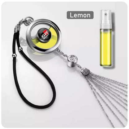 Toyota & GR Metal Lace Car Perfume Pendant Air Freshener