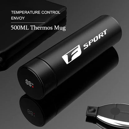 F Sports Smart Thermos 500ML - Black