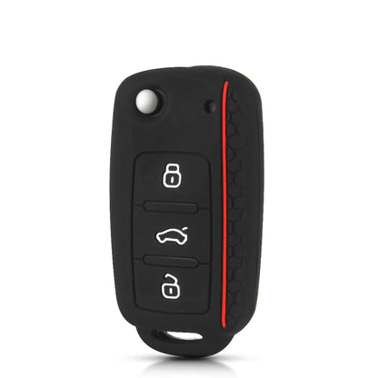 VW Sagitar, Touareg & Phaeton Key Case — Silicone or TPU - Silicone case