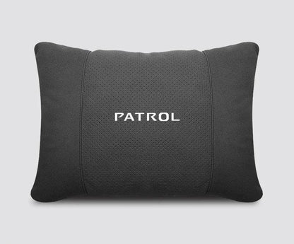 Nissan Patrol Headrest & Lumbar Waist Rest - Neck Support Pillow - Brown