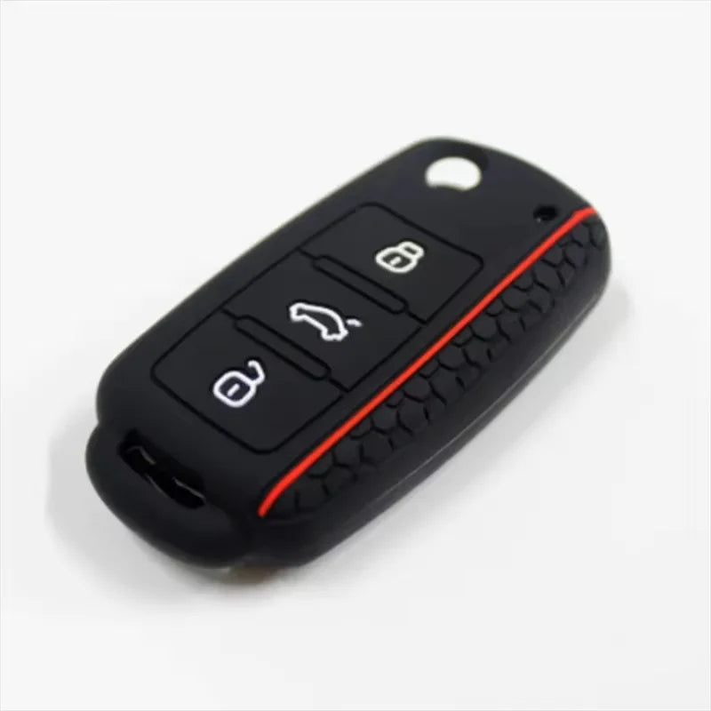 VW Golf, Skoda Superb & Seat Leon 3 Button Silicone Key Cover