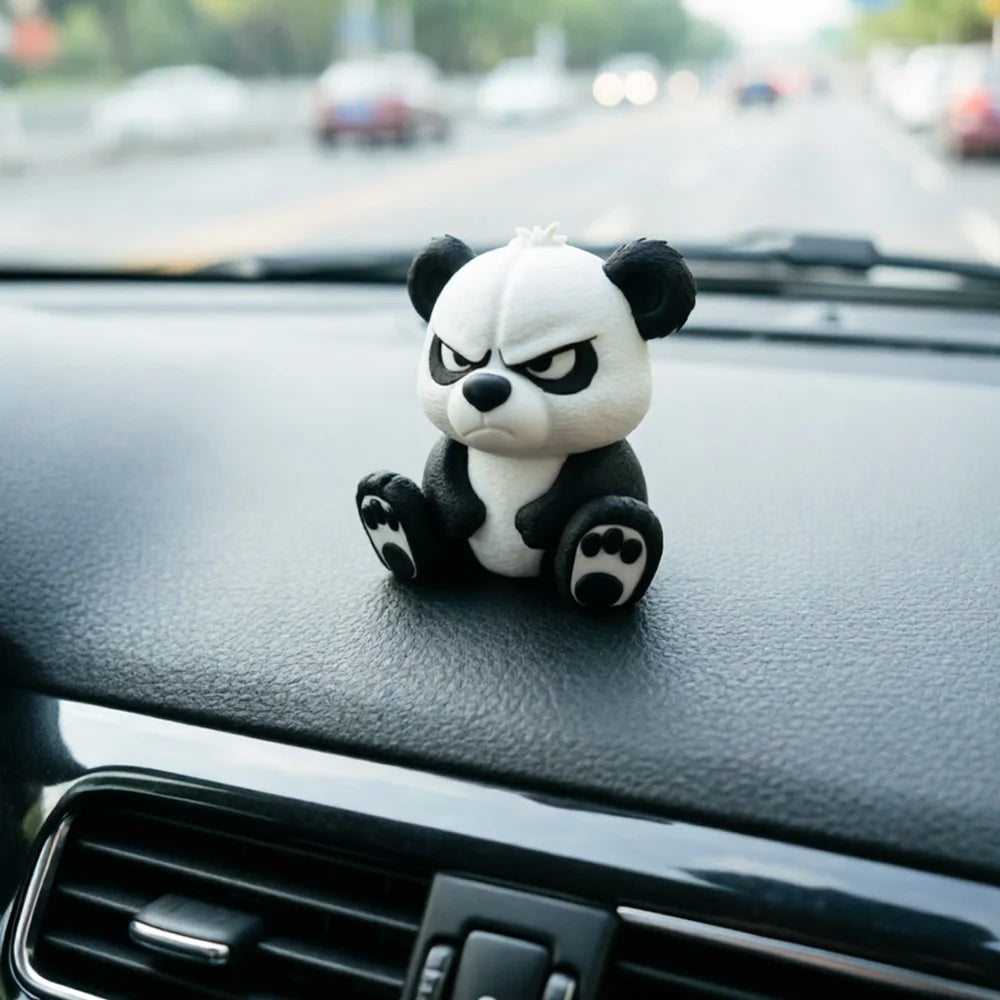 Panda Sculpture Ornament for Car or Desk