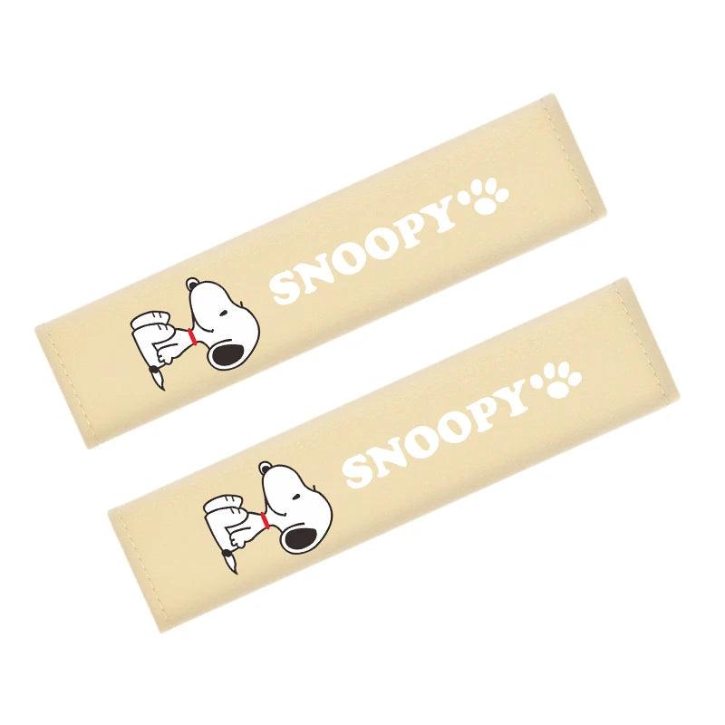 Universal Snoopy Car Seat Belt Cover Soft Padded Auto Protector