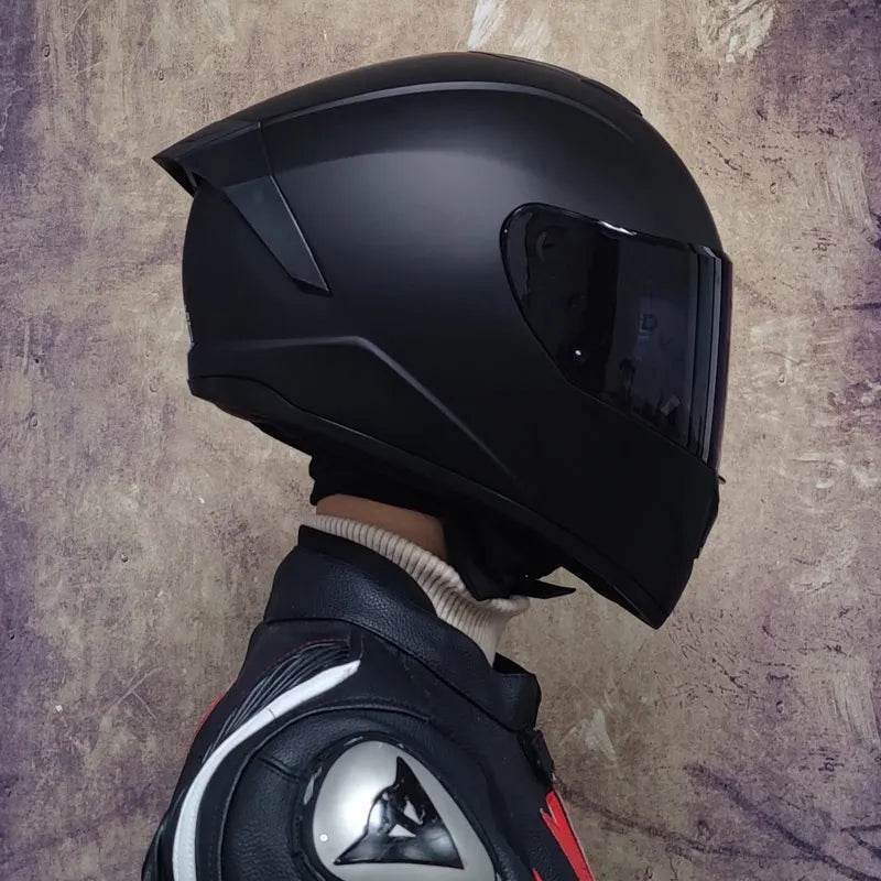 Double Visor Racing & Sports Motorbike Helmet - 17 / M