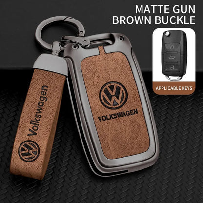 VW Polo Tiguan Golf Jetta Beetle Zinc Alloy TPU Key Case Cover
