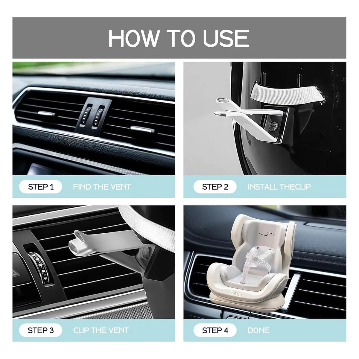 Mini Doll Car Seat Plush Toy
