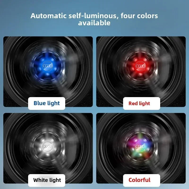 Audi LED Hub Center Caps