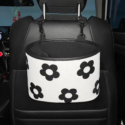 Premium Car Seat Back Storage Organizer with Trash Compartment