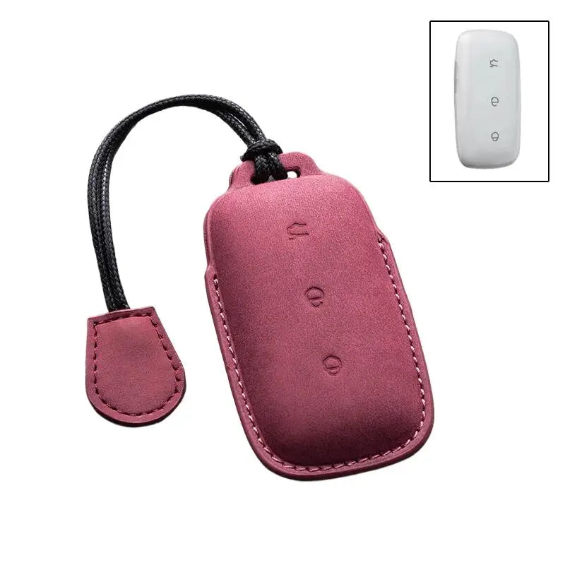 PU Leather Key Case for Geely EX5 EM-i Galaxy L6 L7 M9 Proton