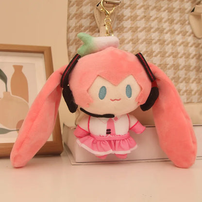 Kawaii Anime Girl Plush Keychain 13-18cm Soft Pendant Keyring