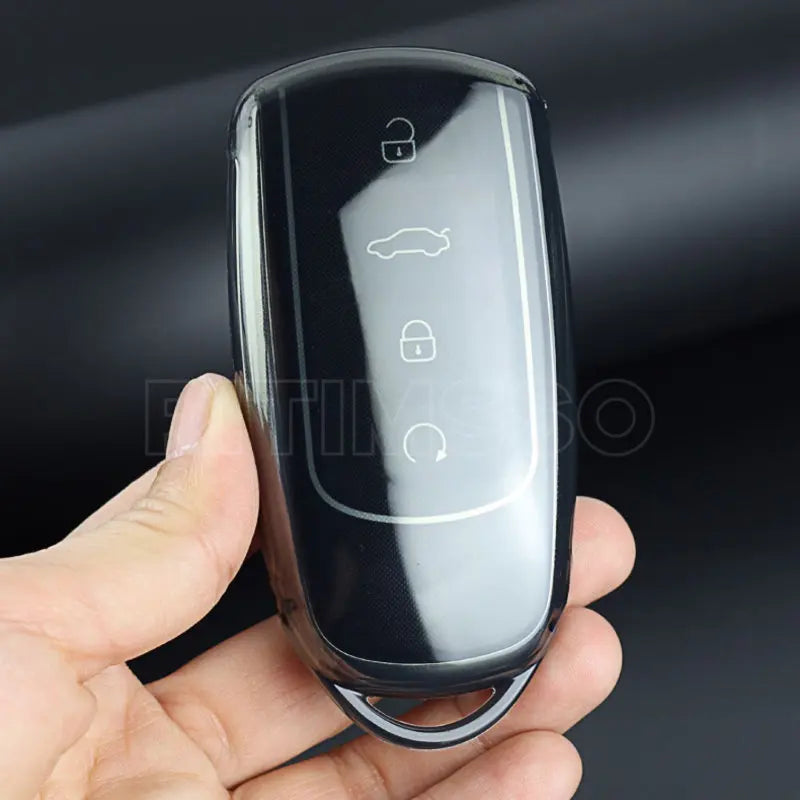 Transparent TPU Car Remote Key Case Cover for Chery Tiggo 8 Plus New 5 7