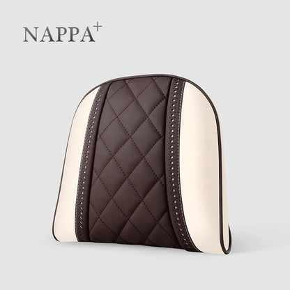 NAPPA Leather Car Neck Pillow For Mercedes-Maybach S-Class Headrest Car Travel Rear Seat Support Cushion Interior Accessories