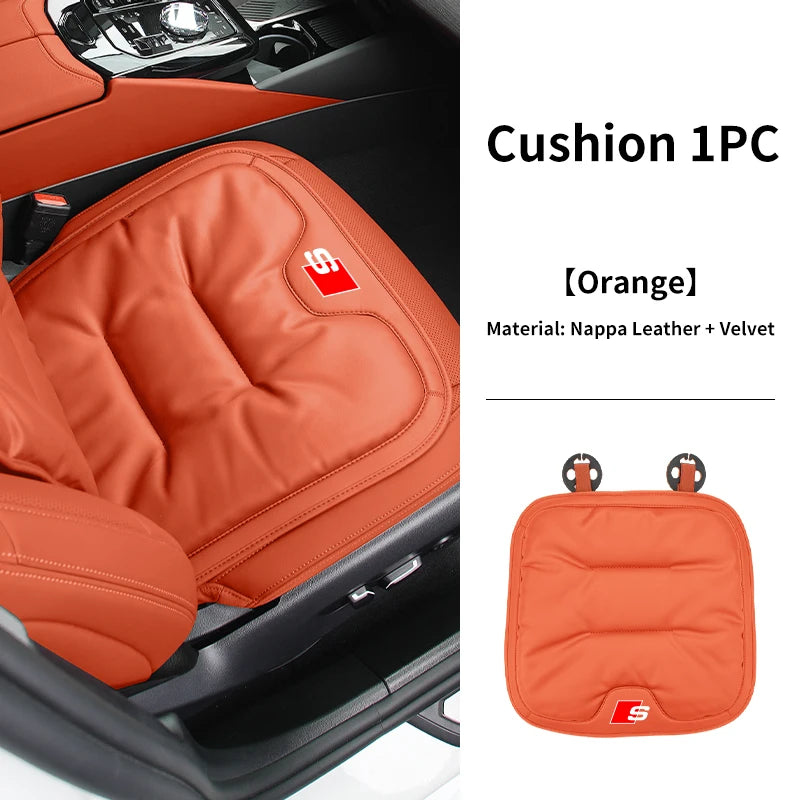 Audi Seat Covers | Universal Front & Rear Cushion Protectors - Cushion Mocha Brown