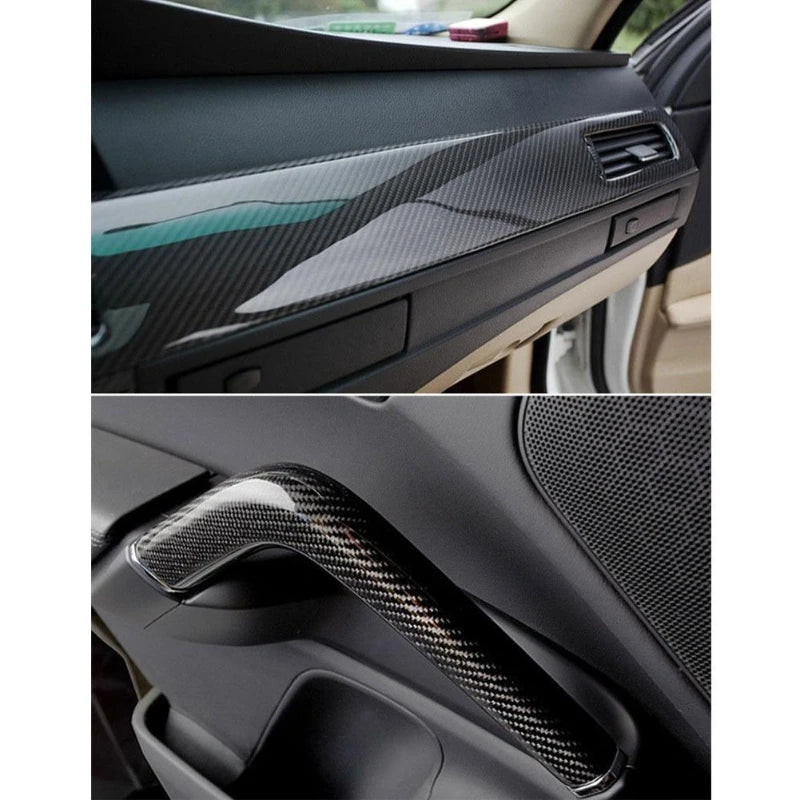 7D Carbon Fiber Vinyl Wrap Film Glossy Self-Adhesive Car Sheet Roll