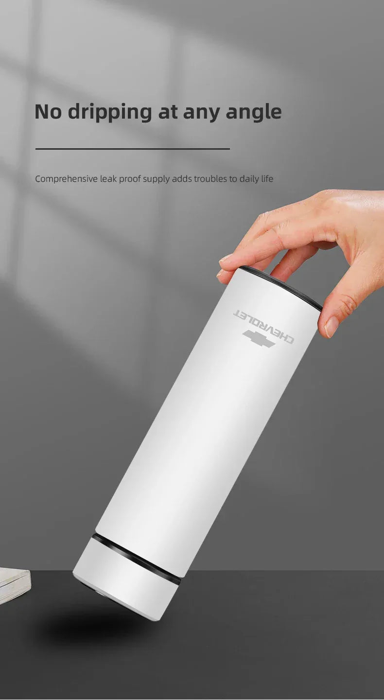 Chevrolet Stainless Steel Smart Thermos 500ML - A-Black