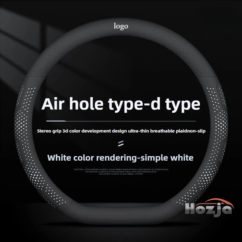 Leather Steering Wheel Cover for GAC EMZOOM GS3 GN8 GS8 GA8