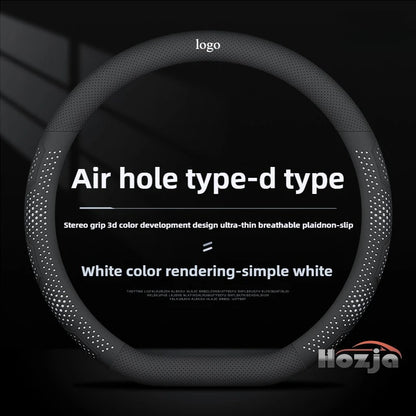 Leather Steering Wheel Cover for GAC EMZOOM GS3 GN8 GS8 GA8