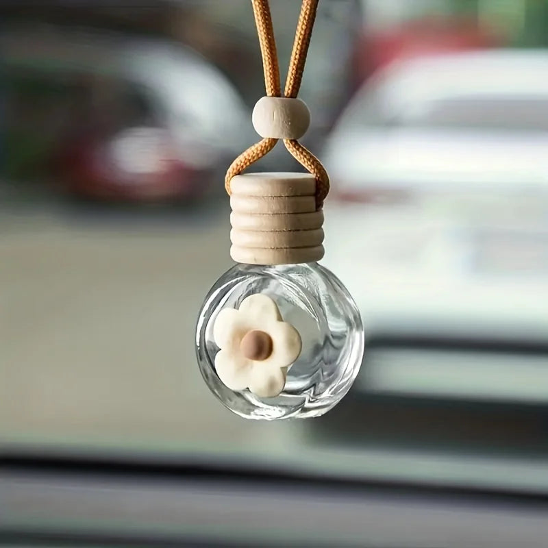 Cartoon Car Aromatherapy Glass Bottle