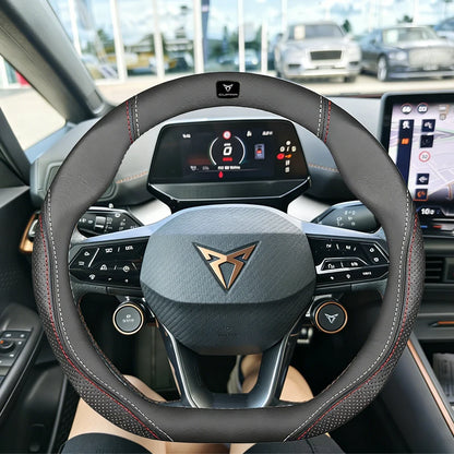 Cupra Suede and Leather Steering Wheel Cover