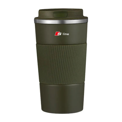 Audi Stainless Steel Thermos Mug - A3 A5 A6 A7 Q3 Q5 Q7 TT S-Line