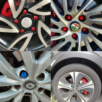 19/17mm 20pcs/set Car Wheel Nut Caps Protection Covers Caps Anti-Rust Auto Hub Screw Cover Car Tyre Nut Bolt Exterior Decoration - Carmoods