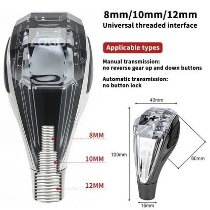 LED Crystal Illuminated Shift Knob